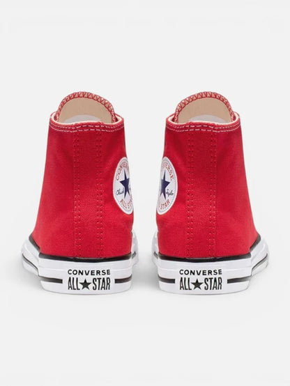 Zapatillas Converse Chuck Taylor All Star Hi Niño Rojo