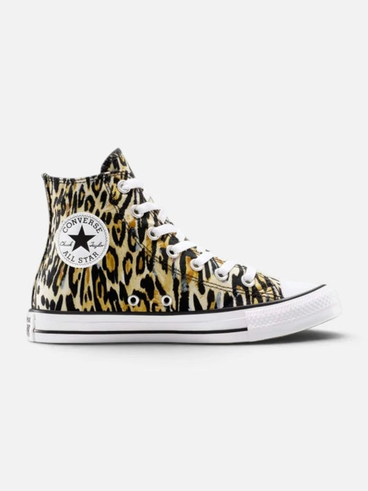 Zapatillas Converse Ctas Leopard Negro/Blanco/MarróN